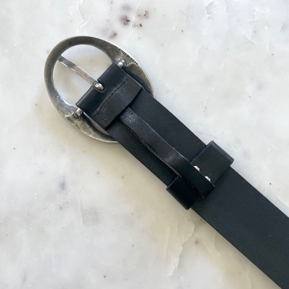Isabel Marant Dara Black Leather Belt, Size M - Picture 10 of 17